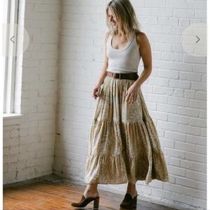 natalie martin sierra skirt - pisces print seaweed/ s